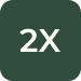 2X