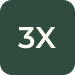 3X